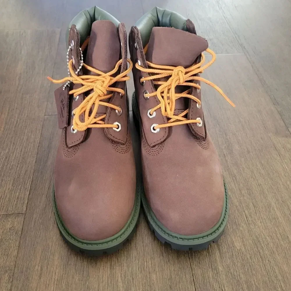 Timberland Premium Nubuck 6-Inch Waterproof Boots New Boys aize 2